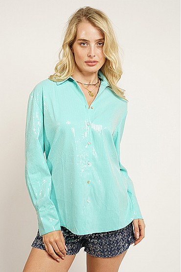 Sequins solid shirts ST2301