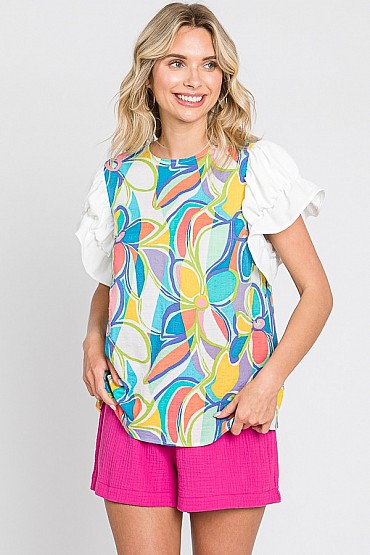 Multi Color Top WT60828