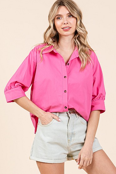 Casual Button-Up Shirt: MT50472