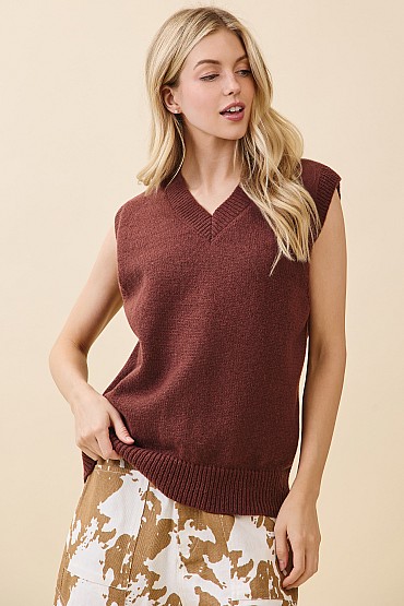 Classic V-Neck Sweater Vest OT51811