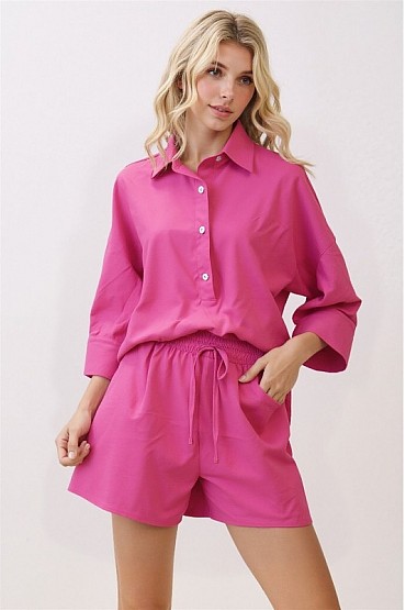 Short Sleeve Collared Top CT52447