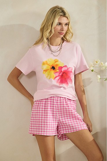 Floral Graphic Tee WT52627
